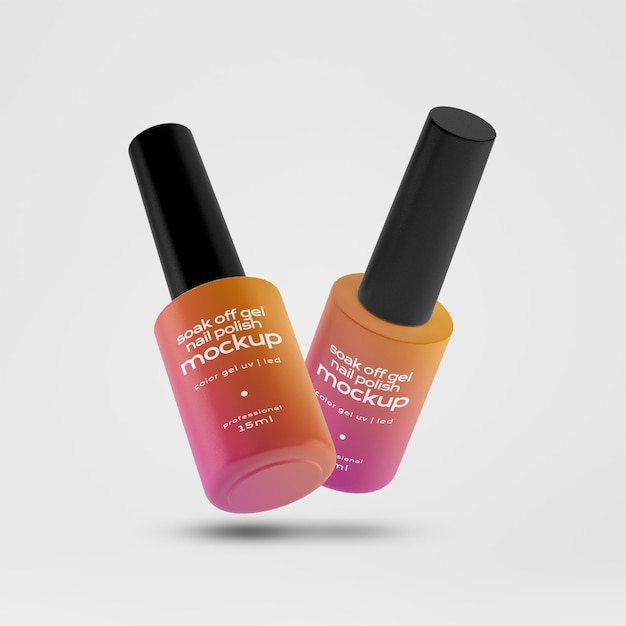 Remover el molde de esmalte de uñas de gel