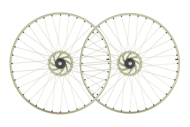 Rendas de bicicleta en 3D aisladas sobre un fondo transparente