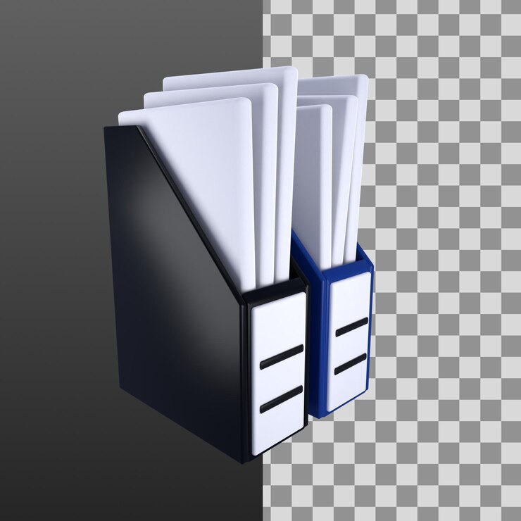 PSD render 3d de alta calidad ilustración de artículo de papelería