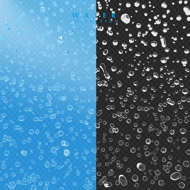 render 3d colección de agua