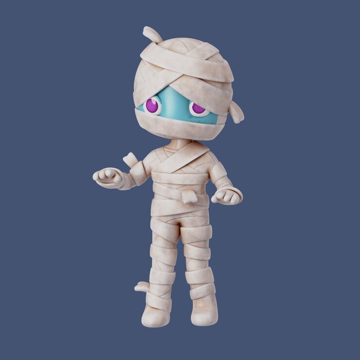 PSD render 3d desain ikon halloween