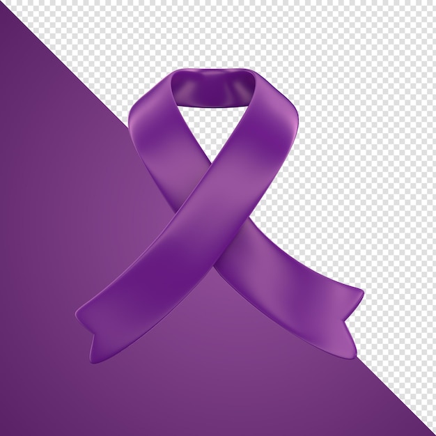 Render 3d del día mundial contra el cáncer para composición