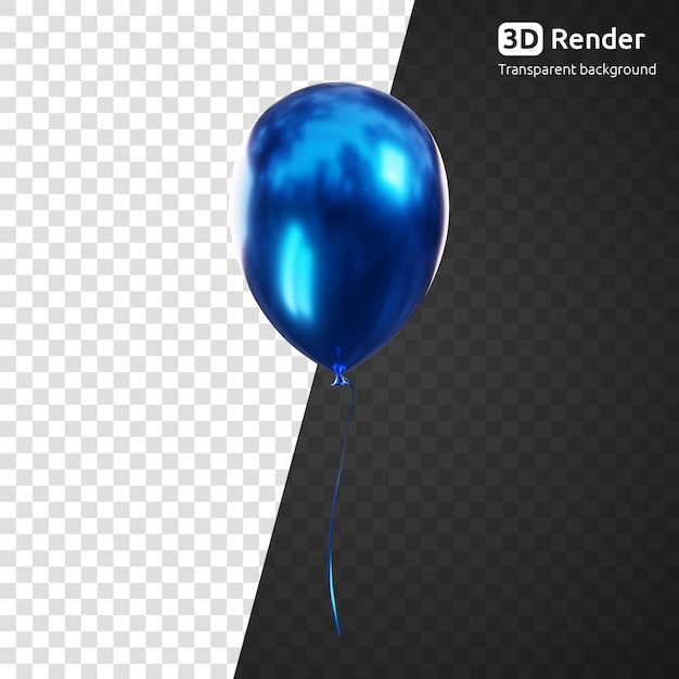 PSD render 3d de globo azul