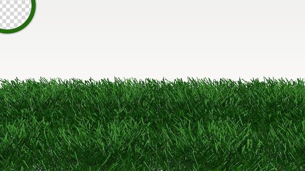 PSD render 3d de gras con fondo transparente