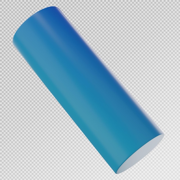 PSD render 3d del icono de forma abstracta