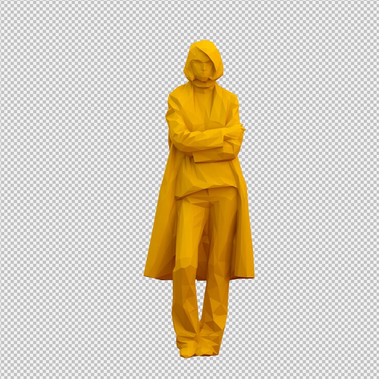 PSD render 3d isométrico femenino