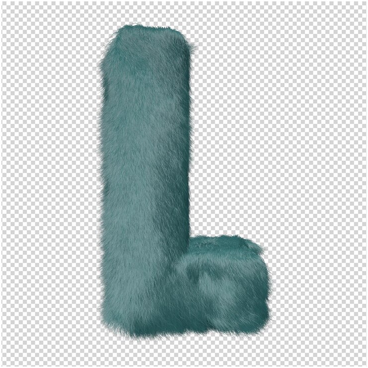 PSD render 3d de letras de piel