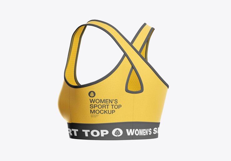 PSD render 3d de maqueta superior deportiva para mujeres