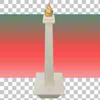 PSD render 3d monas aislado