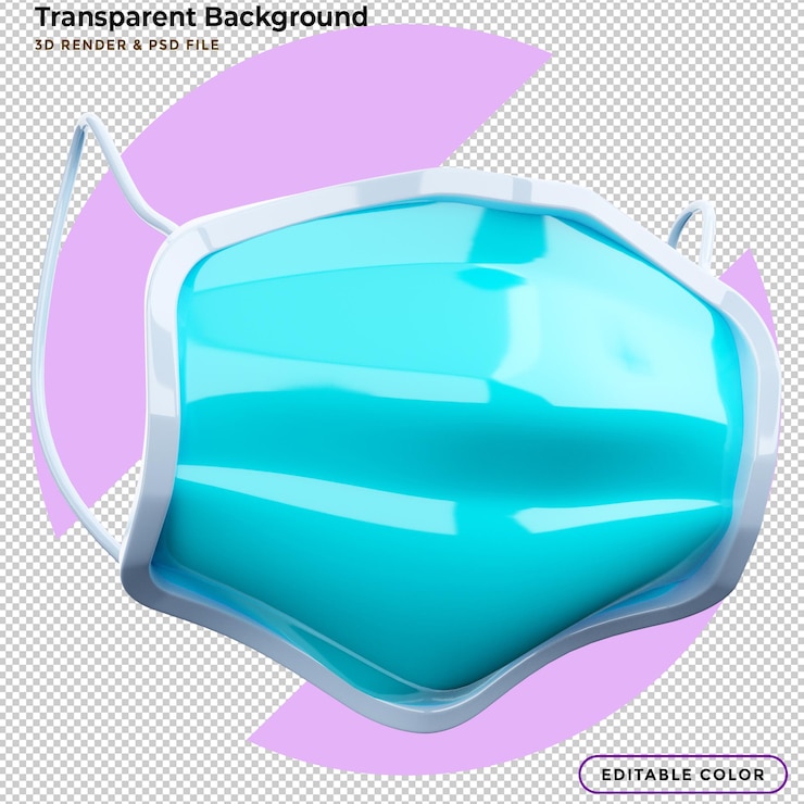 PSD render 3d peralatan tenis