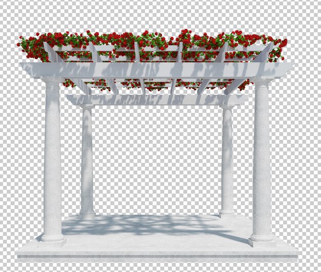 PSD render 3d de plantas de hiedra aisladas