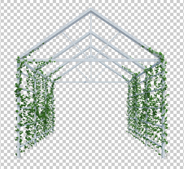 Render 3d de plantas de hiedra aisladas