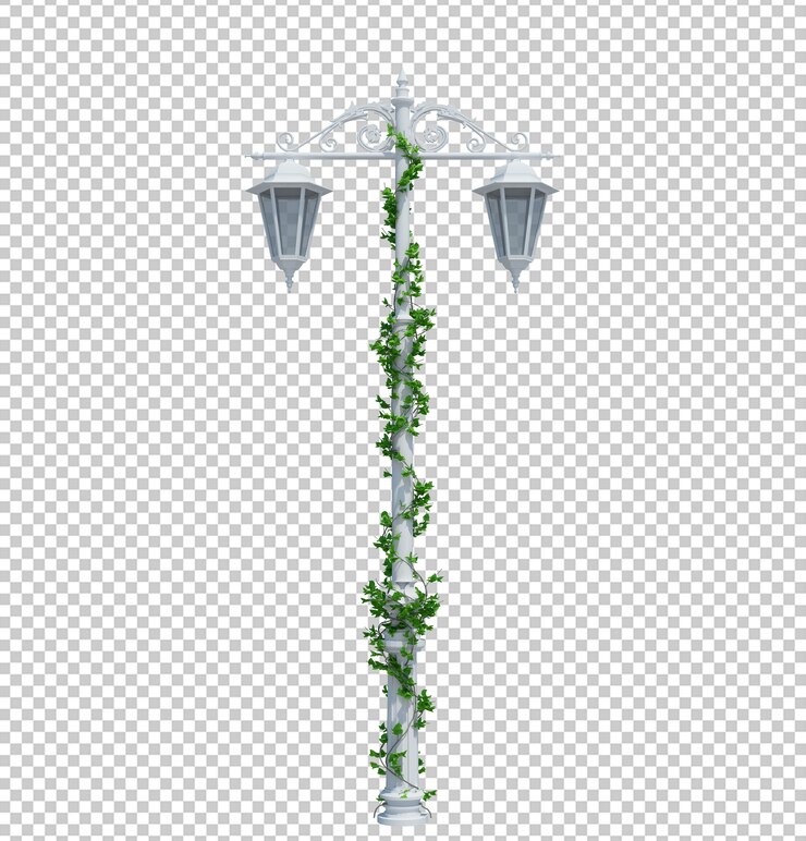 PSD render 3d de plantas de hiedra aisladas