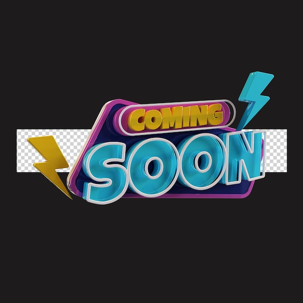 Render 3D próximamente diseño de renderizado
