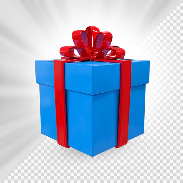 PSD render 3d de regalo