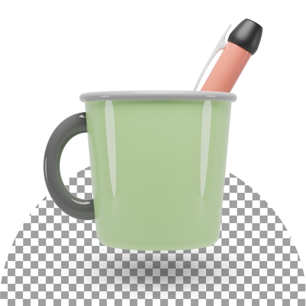 Render 3D de vidrio