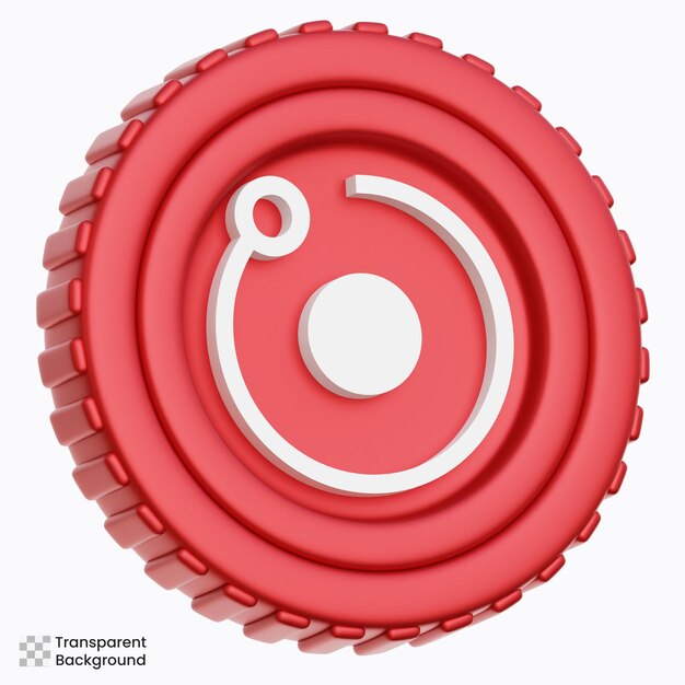 Render Coin 3d Illustration
