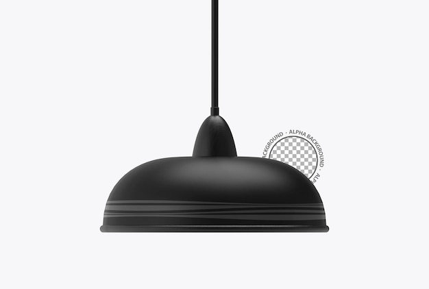Render del creatore di scene di lampade a sospensione 3d isolate