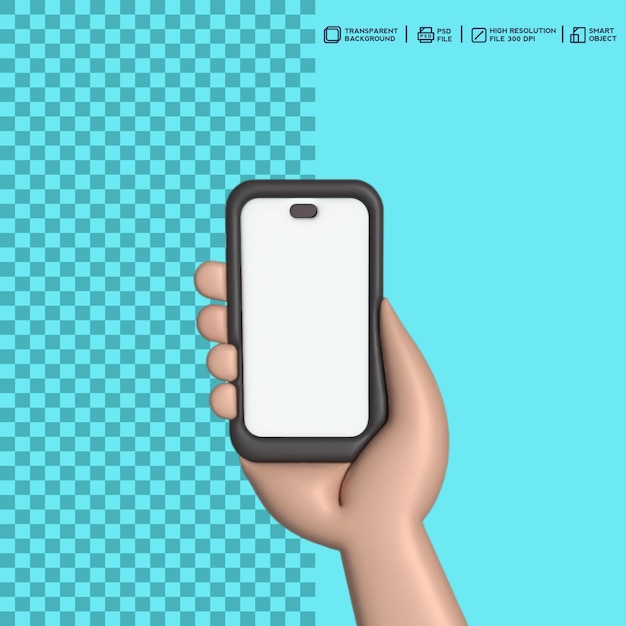 RENDER DEL TELEFONO DELLA HOLDING 3D