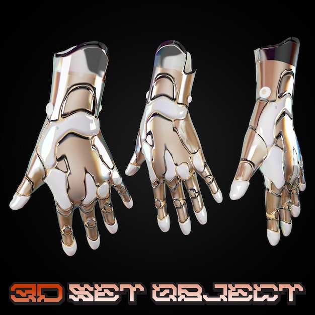 Render objek set 3D