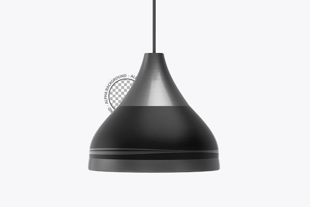 Render of isolated 3d hanging lamp scene creator