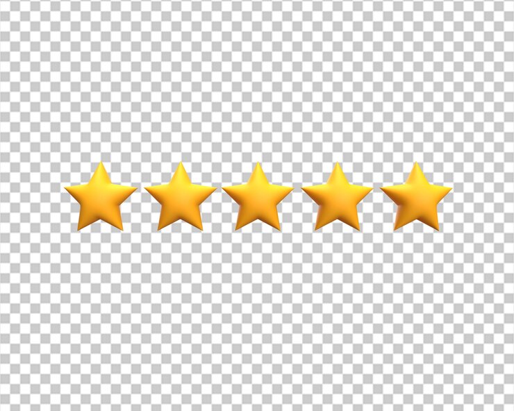 PSD rendering 3d a cinque stelle