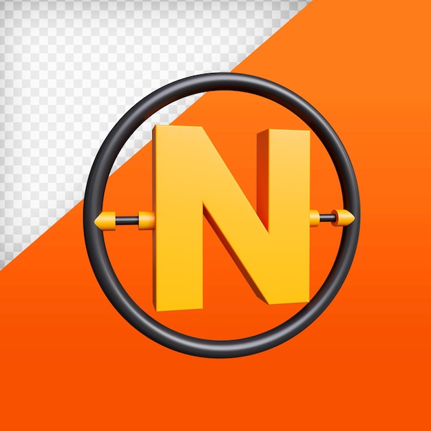 Rendering 3D aplhabet premium