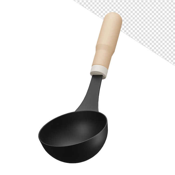 PSD rendering 3d asset design utensili da cucina domestici