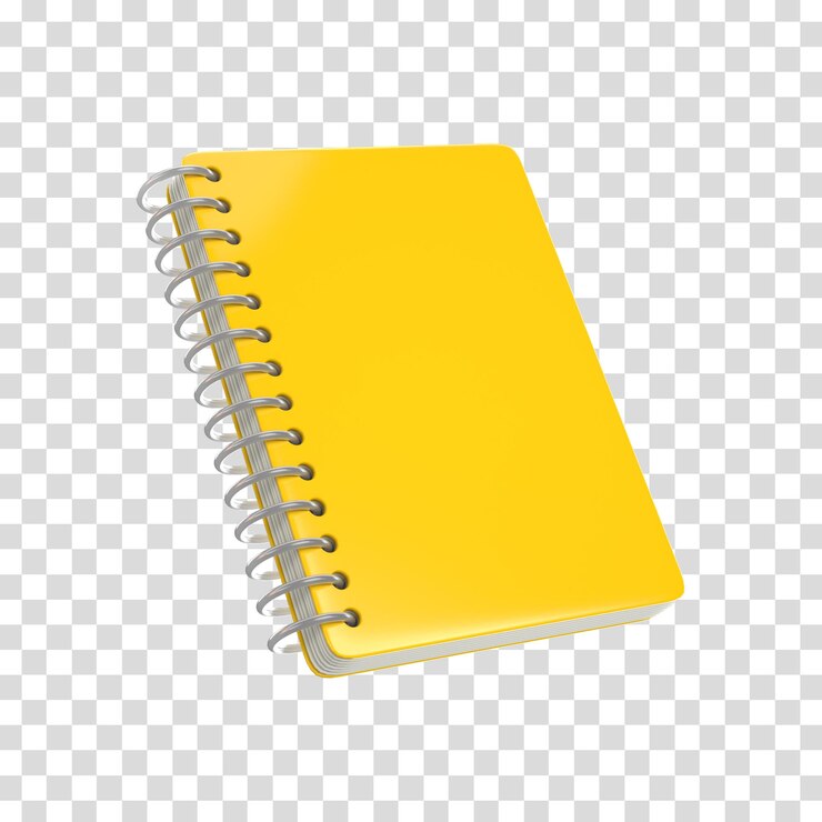 Rendering 3D buku catatan