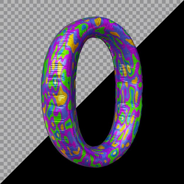 Rendering 3D del palloncino numero 0