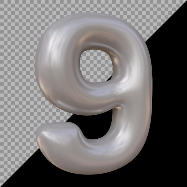 Rendering 3D del palloncino numero 9