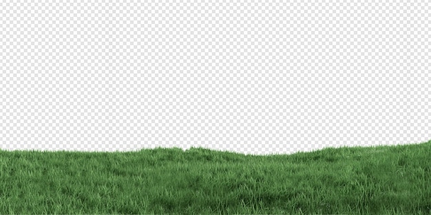 Rendering 3D del rendering di paesaggi naturali