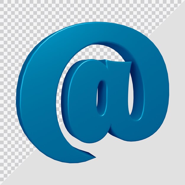 Rendering 3D del simbolo
