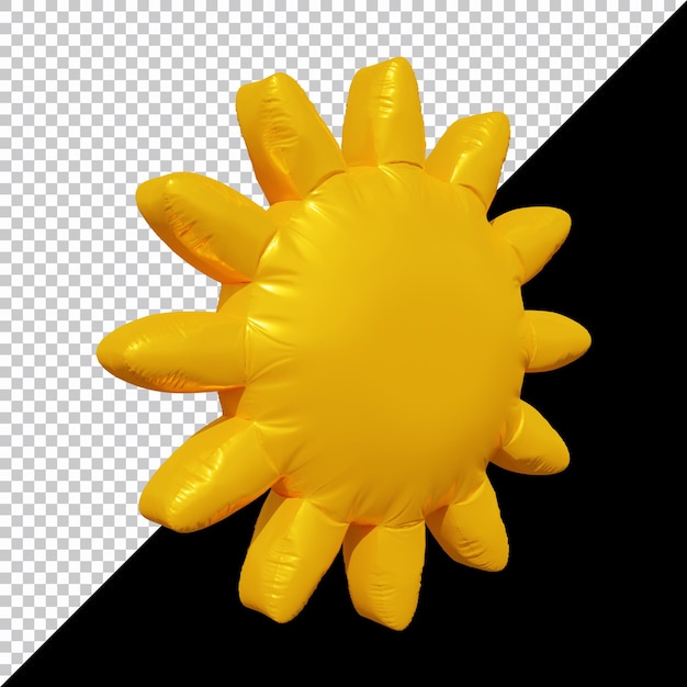 Rendering 3D del sole estivo