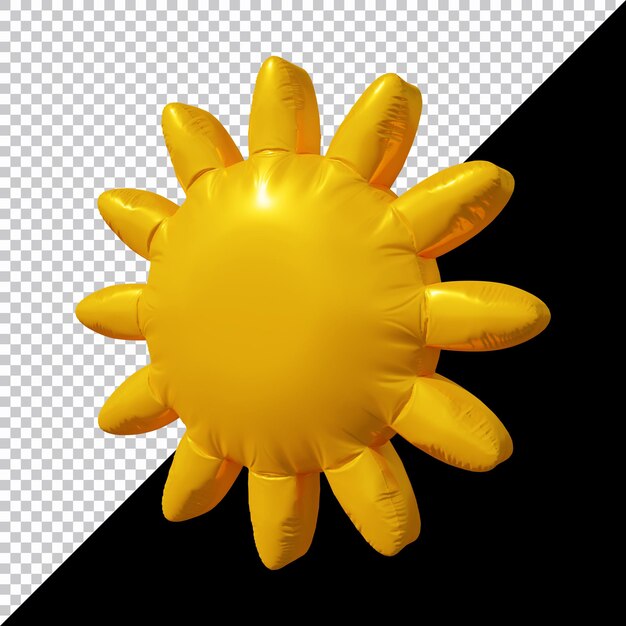 Rendering 3D del sole estivo