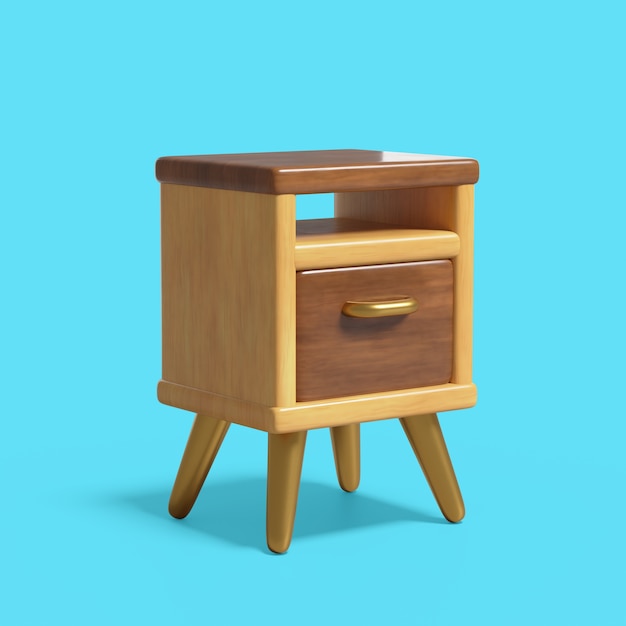 Rendering 3D dell'icona dei mobili