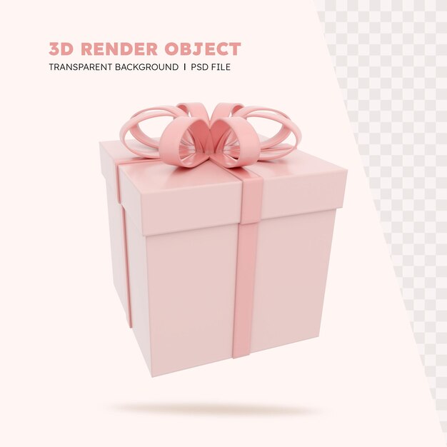 Rendering 3D della confezione regalo