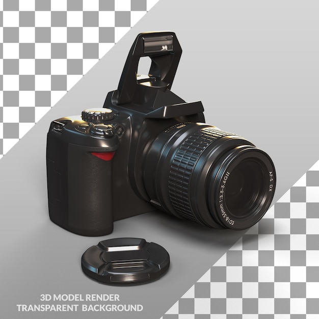 Rendering 3d della fotocamera