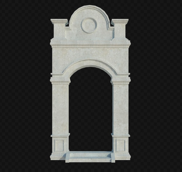 Rendering 3D della struttura dell'edificio su isolato