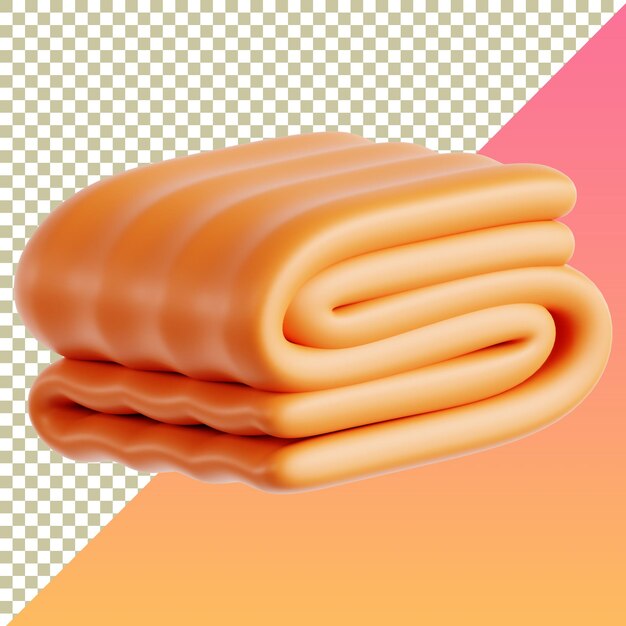 Rendering 3D di caramelle isolate su uno sfondo trasparente
