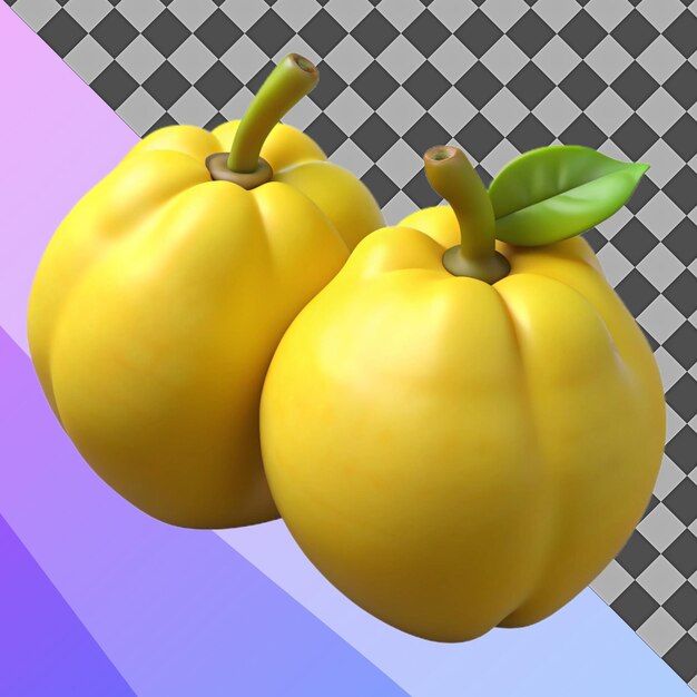 Rendering 3D di due quinces