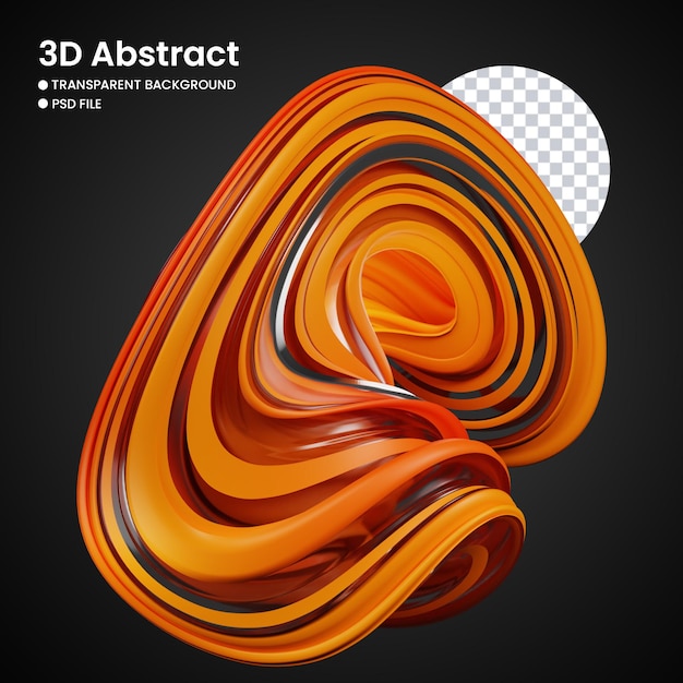 Rendering 3D di forme astratte