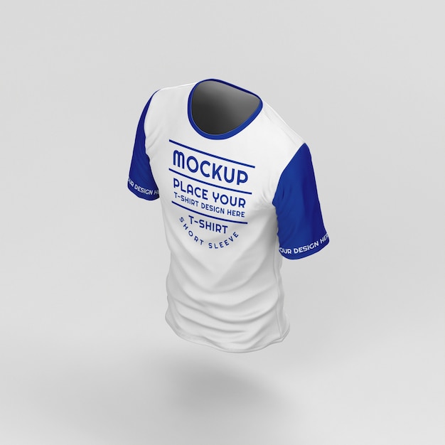 Rendering 3d di mockup di maglietta minima