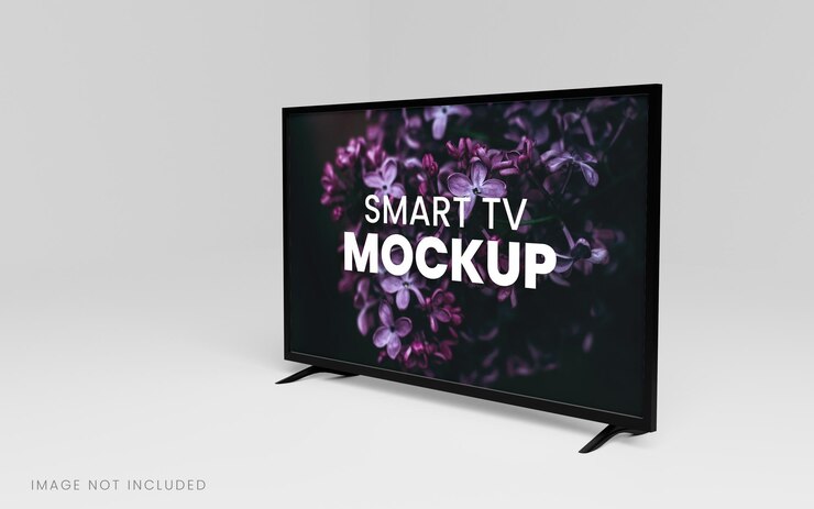 Rendering 3D di Mockup Smart TV