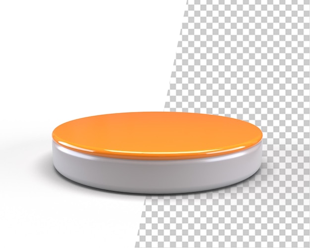 rendering 3d di poduim del prodotto della fase d'oro