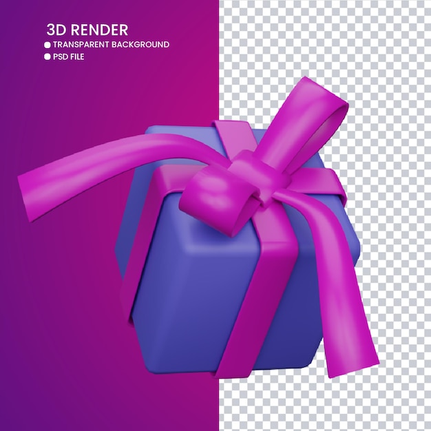 Rendering 3D di regali