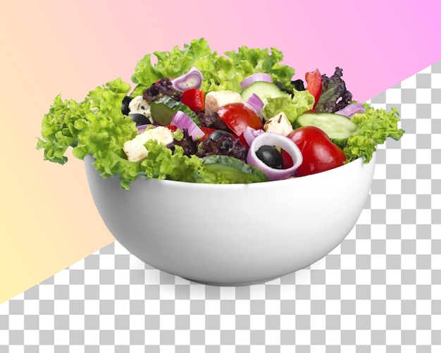 Rendering 3D di un piatto di cibo sano