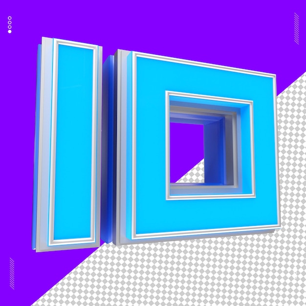 Rendering 3D du numéro 10
