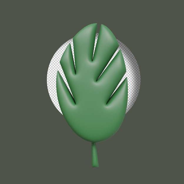 Rendering 3d foglia