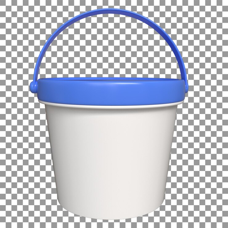 PSD rendering 3d in plastica del contenitore per yogurt per mockup